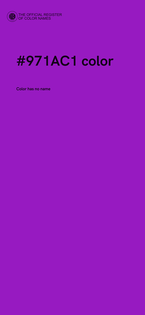 #971AC1 color image
