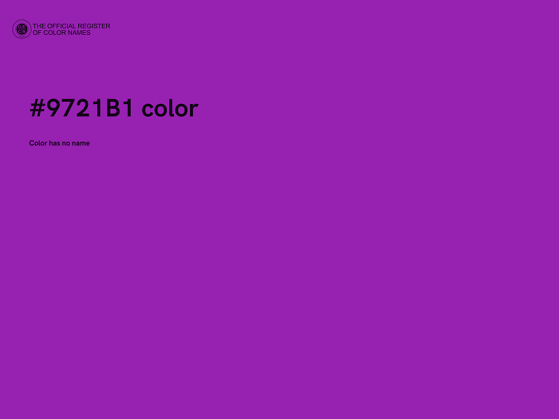 #9721B1 color image