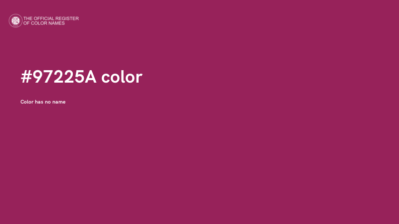 #97225A color image