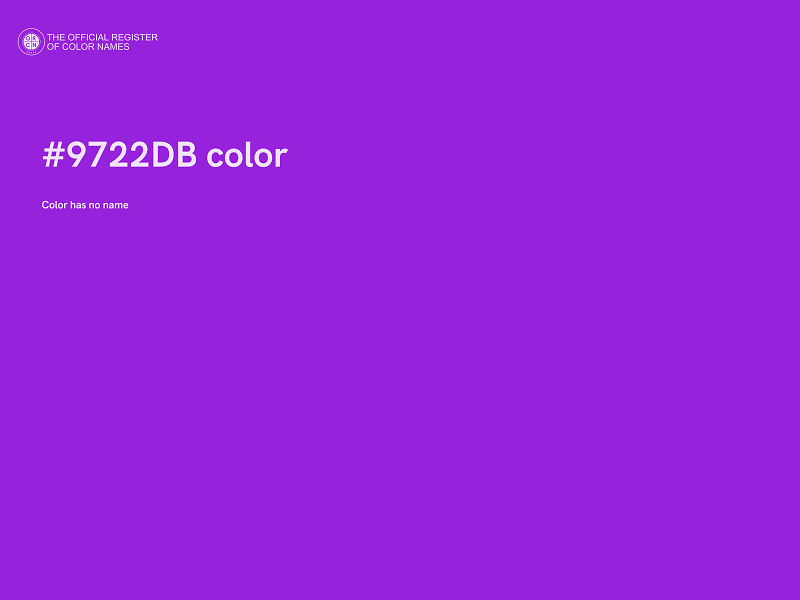 #9722DB color image