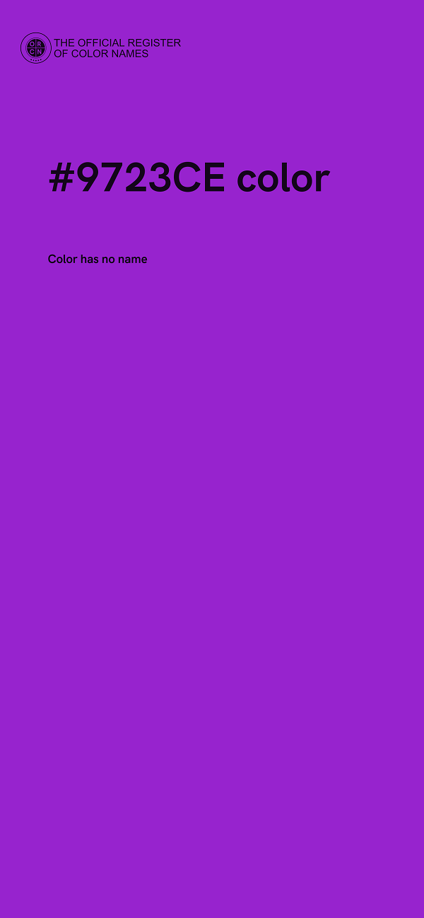 #9723CE color image