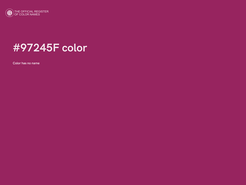 #97245F color image