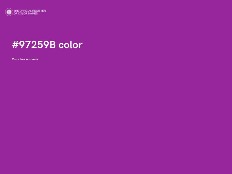 #97259B color image