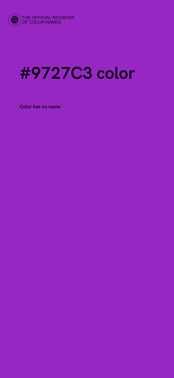 #9727C3 color image