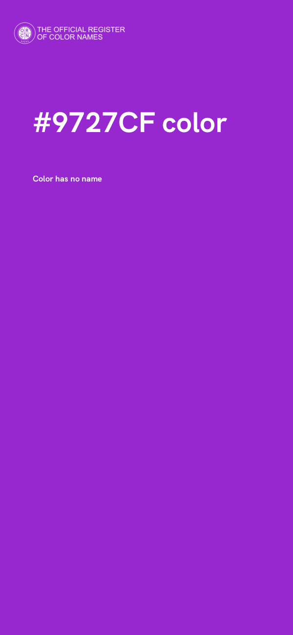#9727CF color image