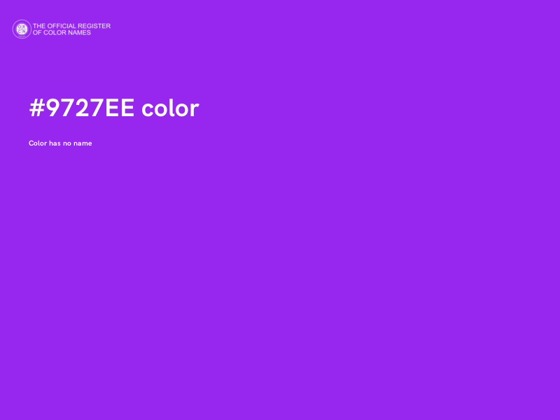 #9727EE color image