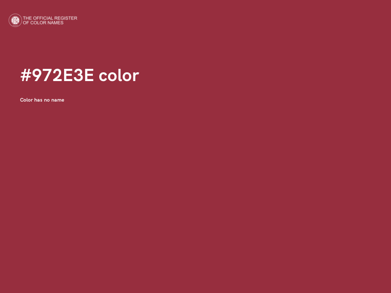 #972E3E color image