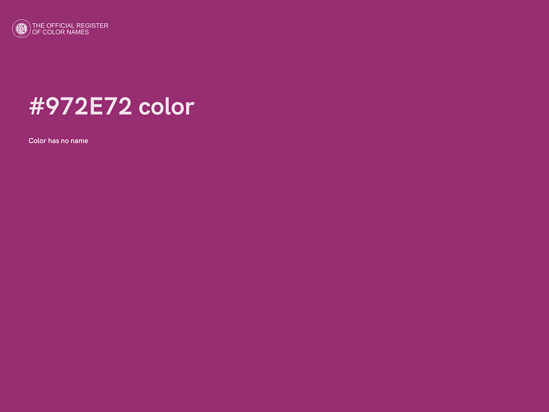 #972E72 color image