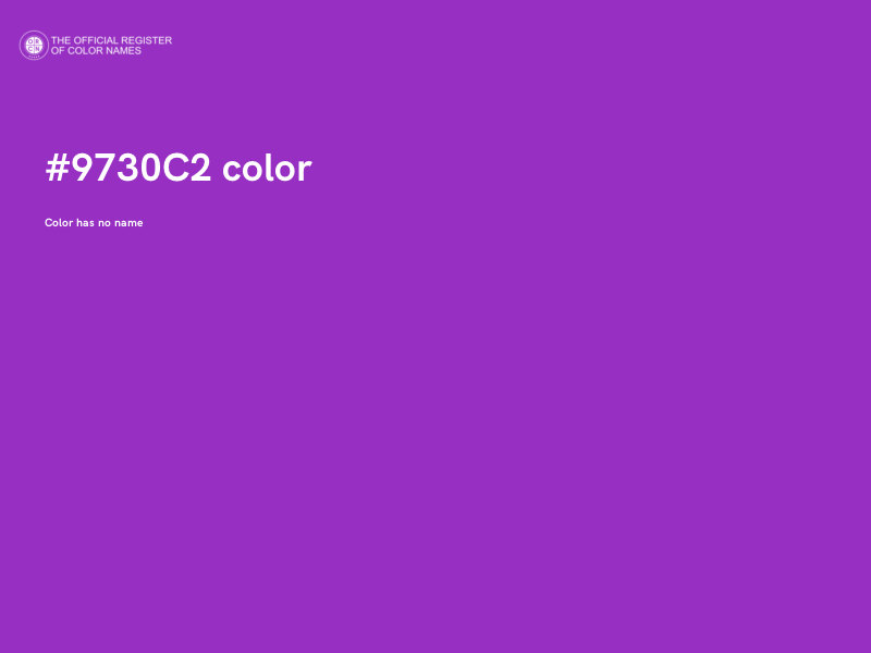 #9730C2 color image