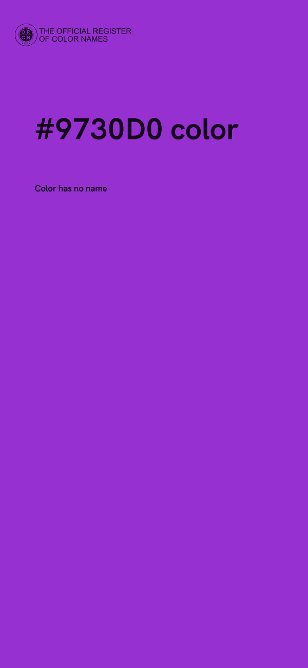 #9730D0 color image