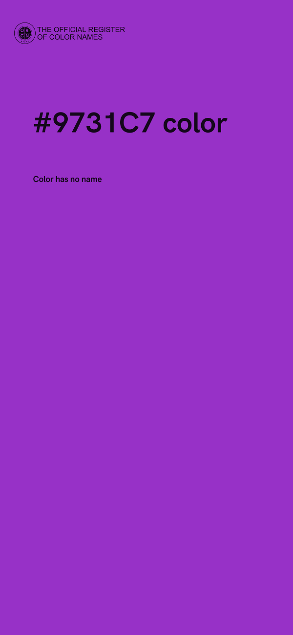 #9731C7 color image