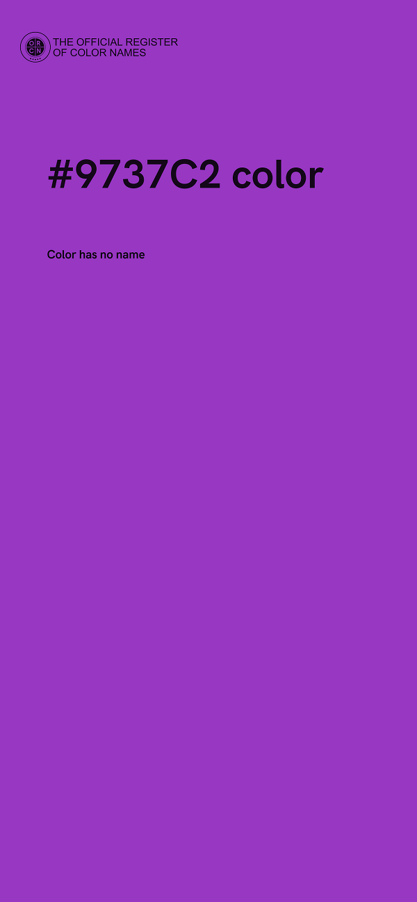 #9737C2 color image