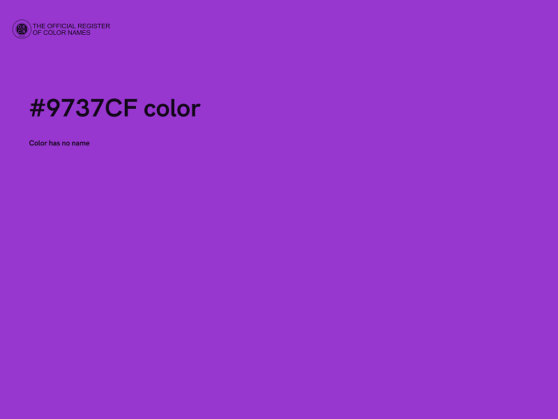 #9737CF color image