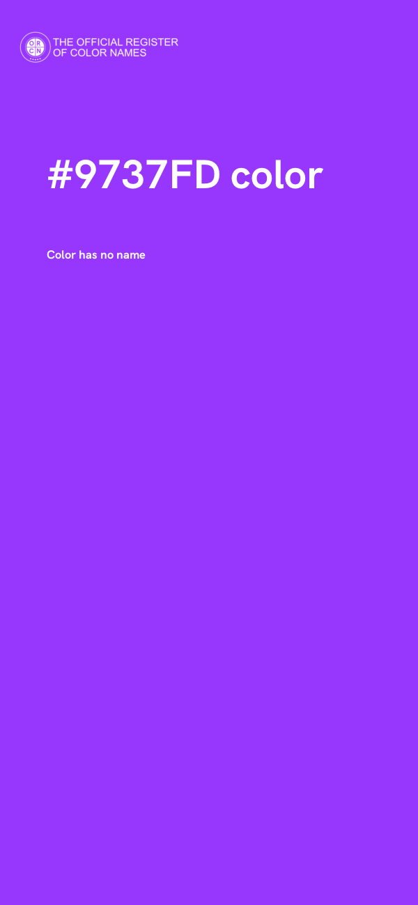 #9737FD color image