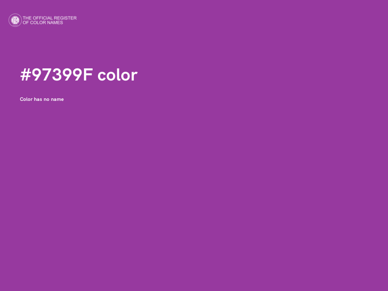 #97399F color image