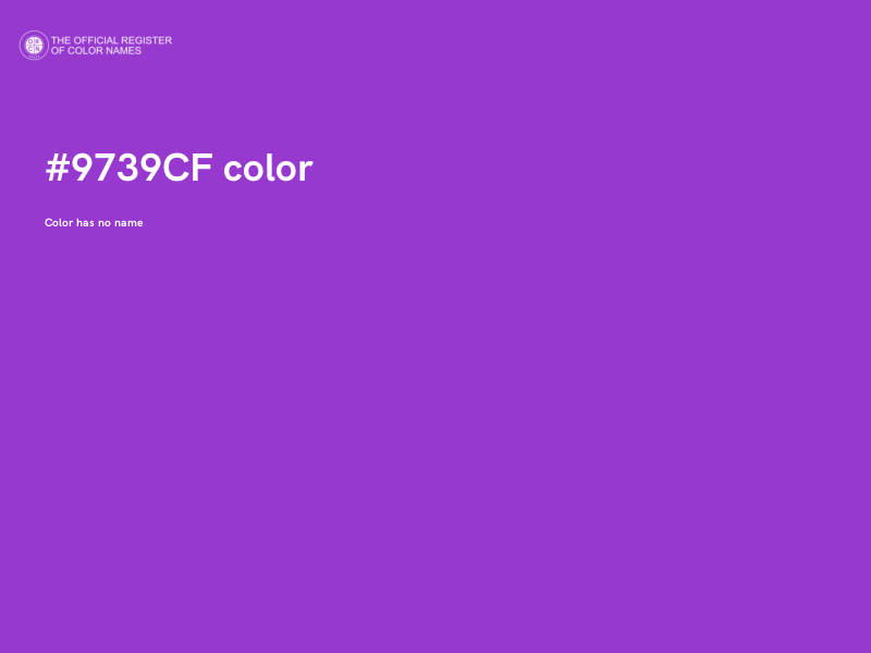 #9739CF color image