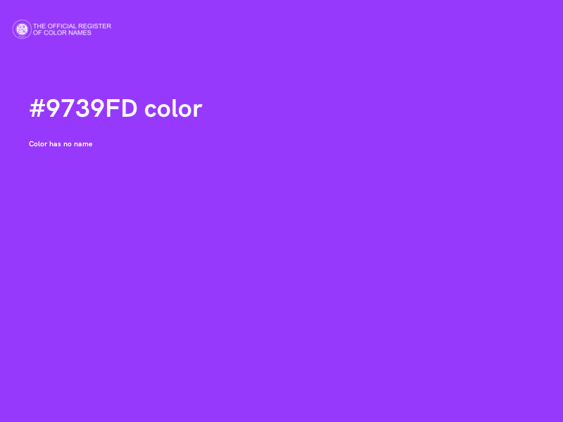 #9739FD color image