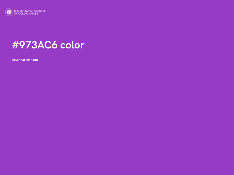 #973AC6 color image