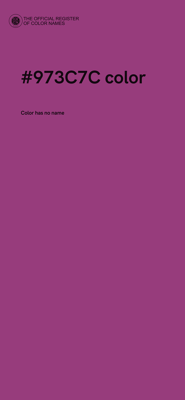 #973C7C color image