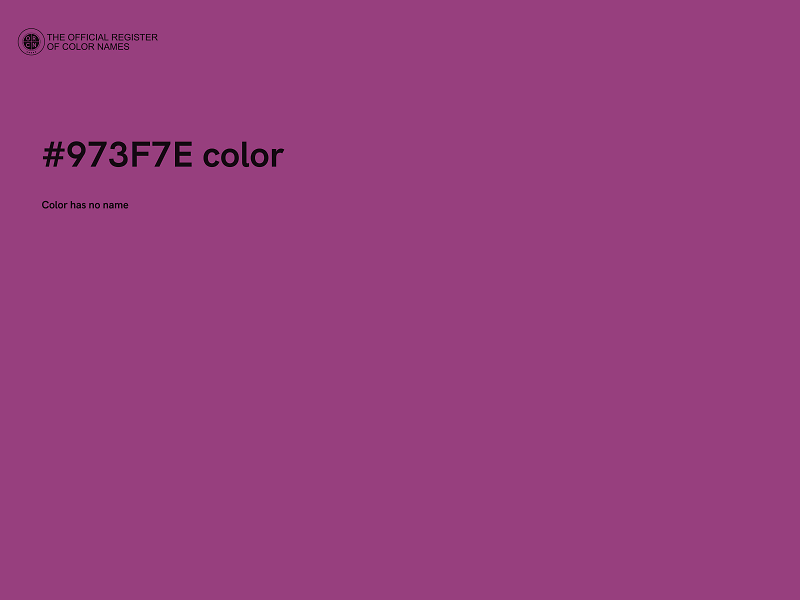 #973F7E color image