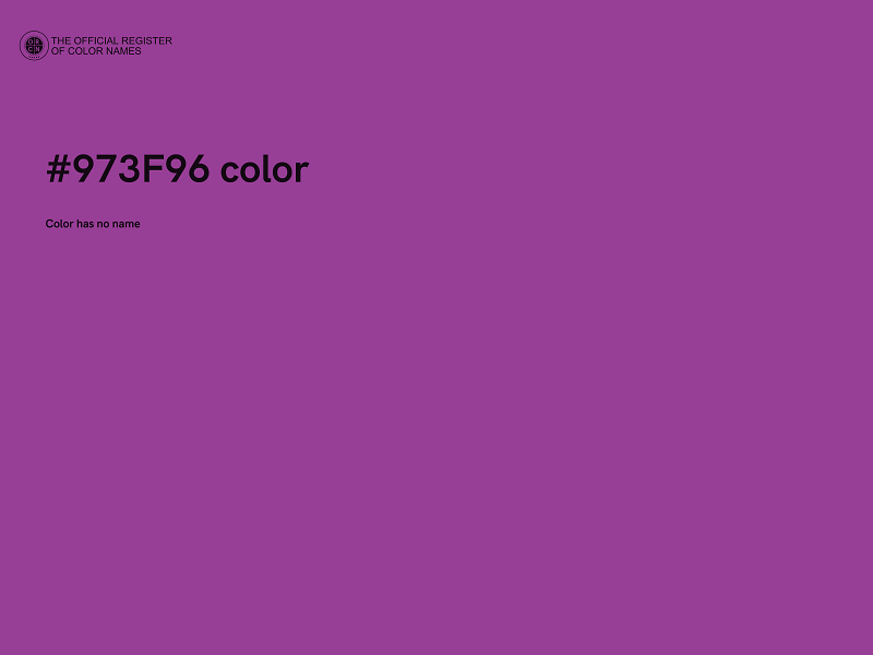 #973F96 color image