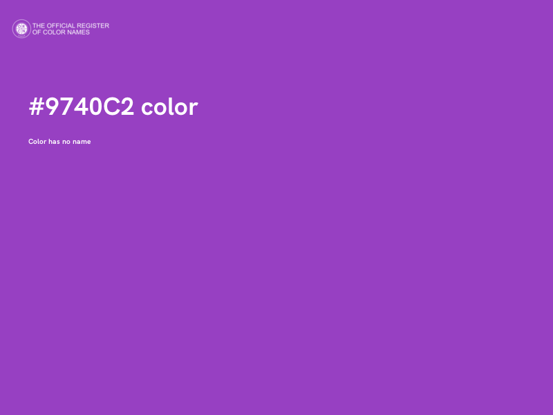 #9740C2 color image