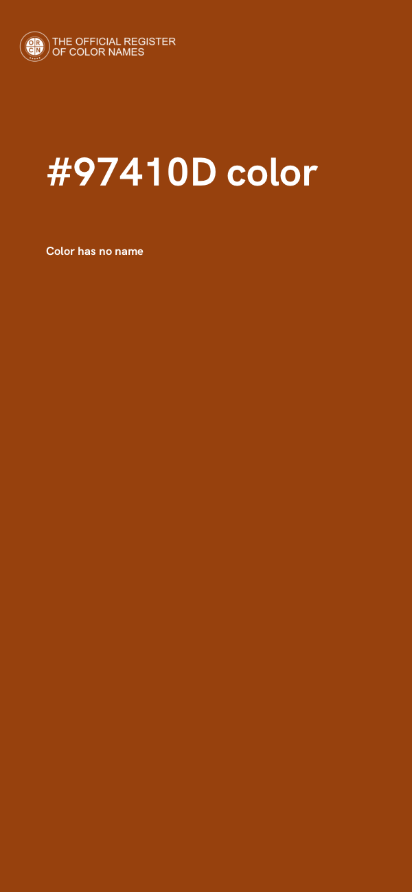 #97410D color image