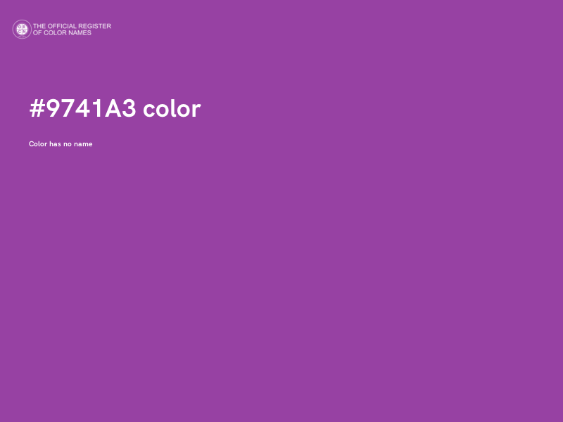 #9741A3 color image