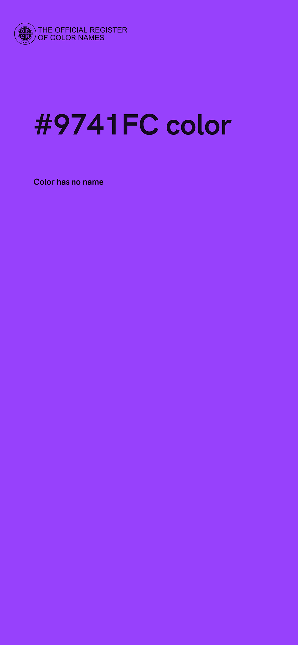 #9741FC color image