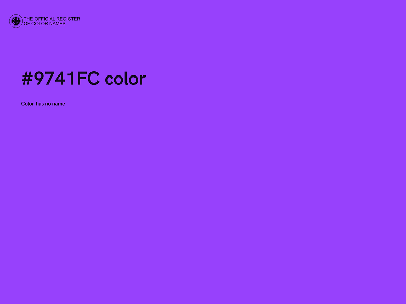 #9741FC color image