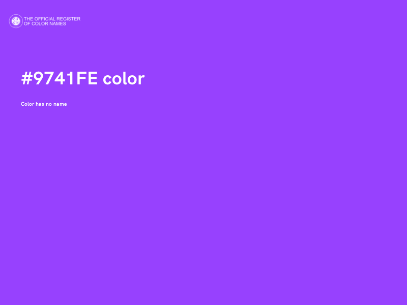 #9741FE color image