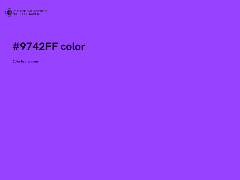 #9742FF color image