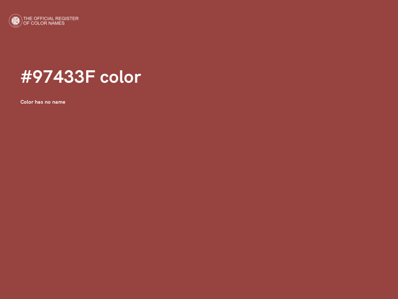 #97433F color image