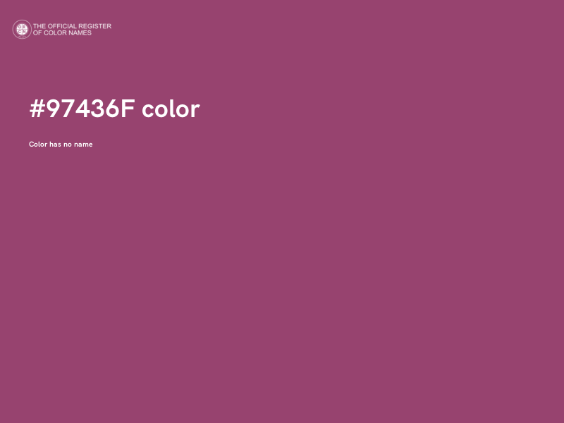 #97436F color image