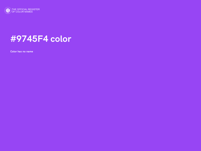 #9745F4 color image