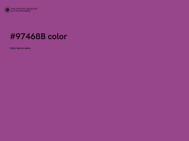 #97468B color image