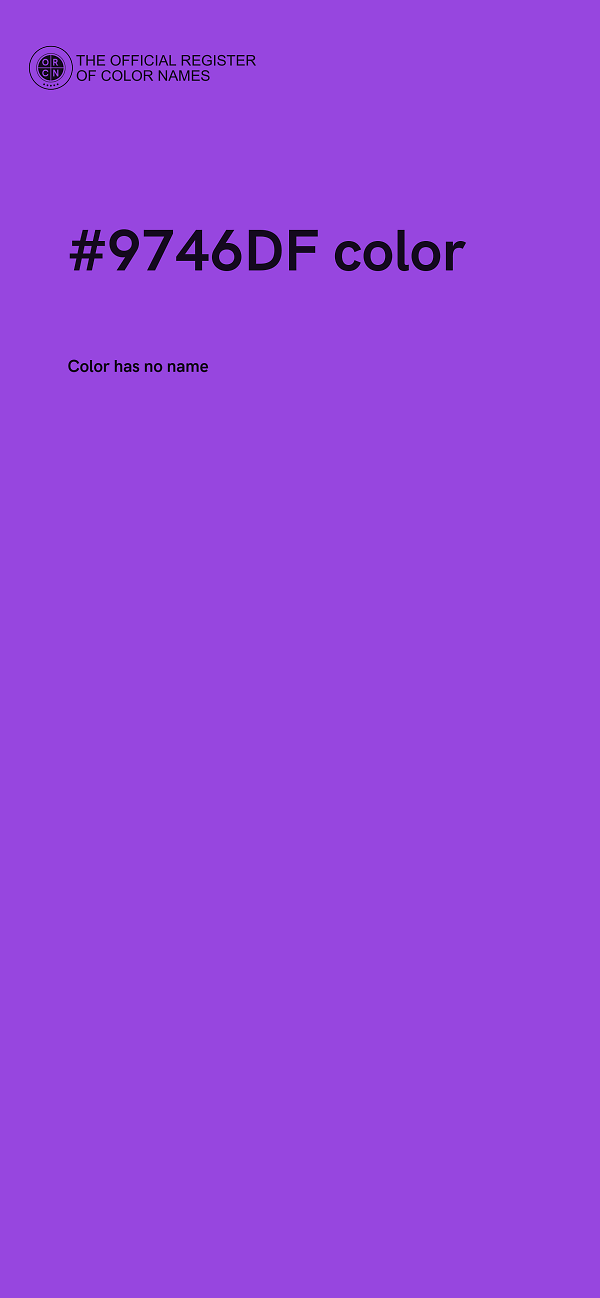 #9746DF color image