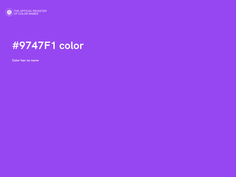 #9747F1 color image