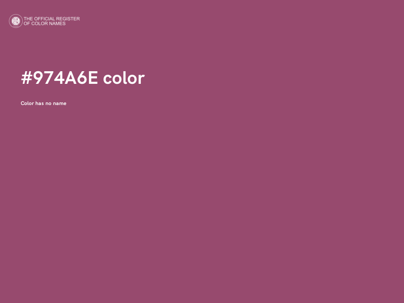 #974A6E color image