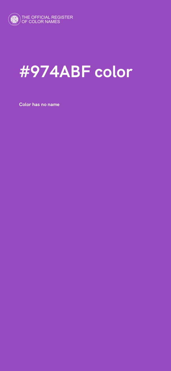 #974ABF color image