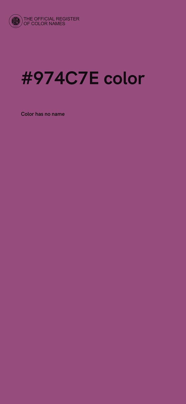 #974C7E color image