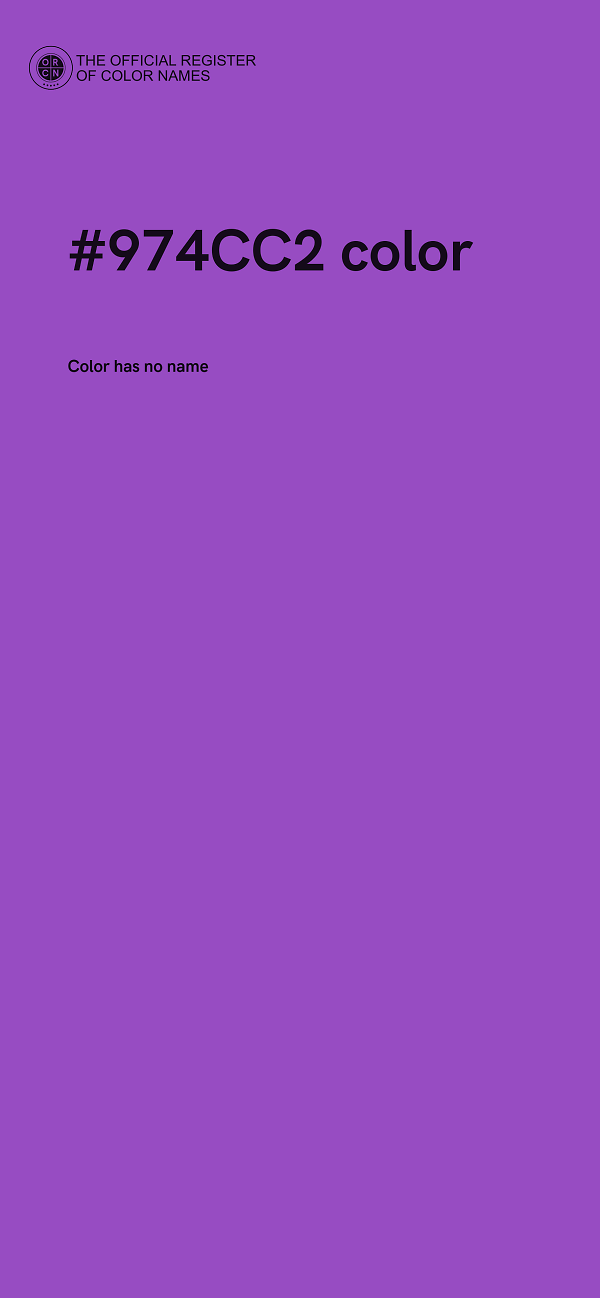#974CC2 color image