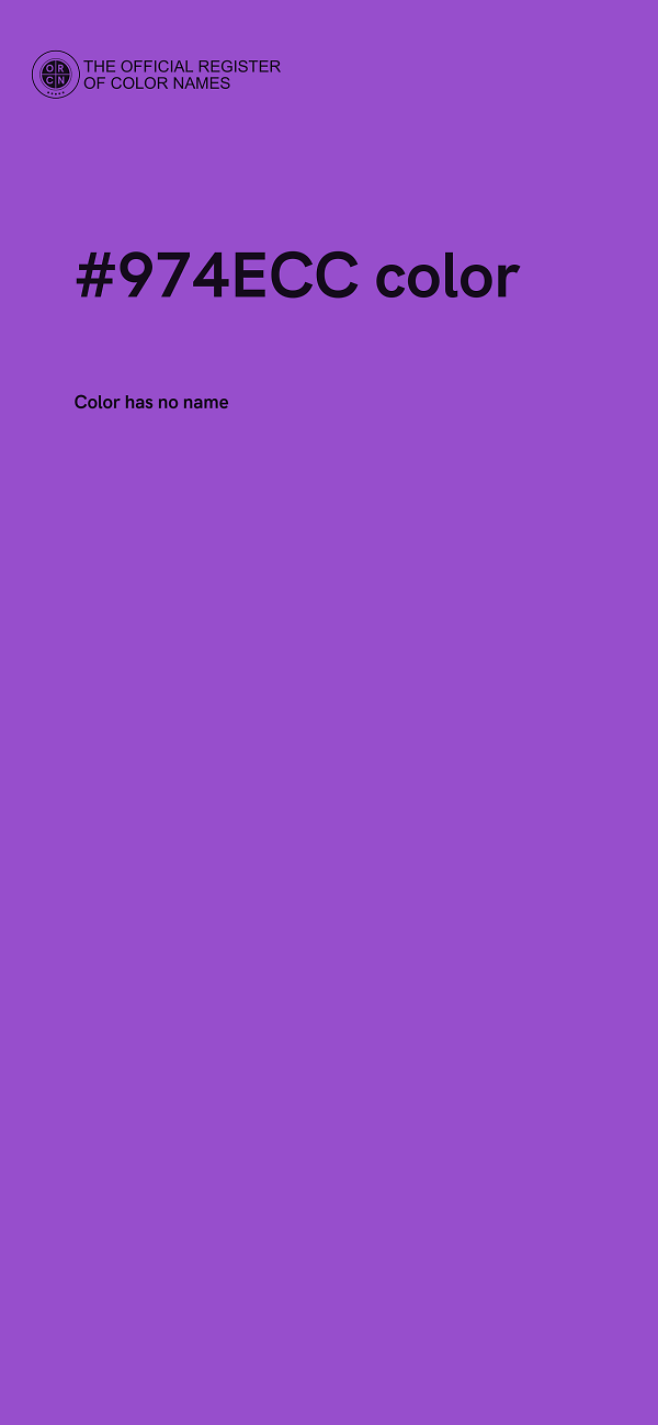 #974ECC color image