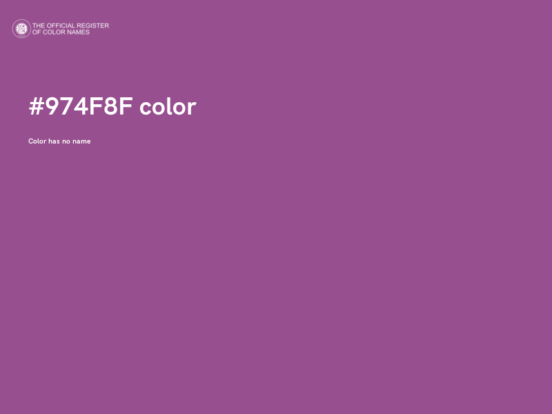 #974F8F color image
