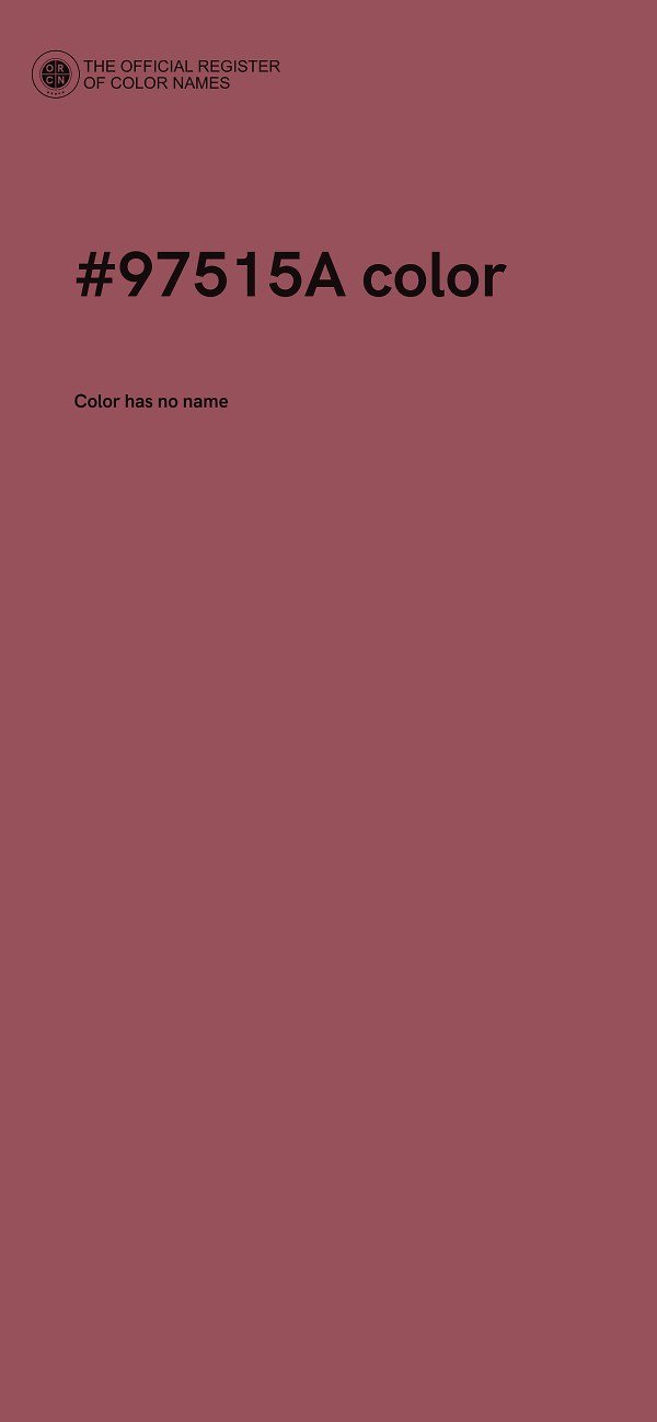 #97515A color image