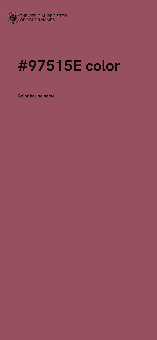 #97515E color image