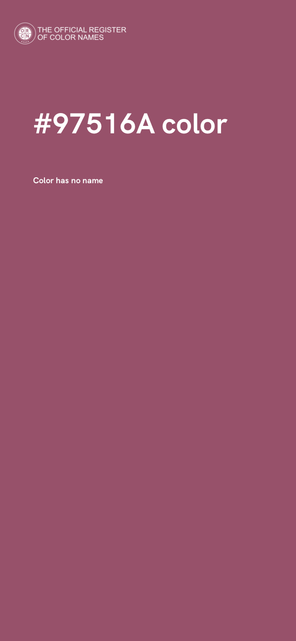#97516A color image