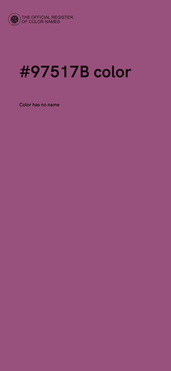 #97517B color image