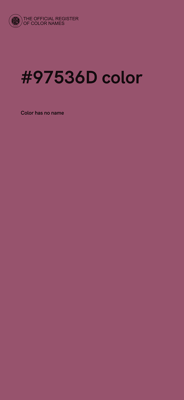 #97536D color image