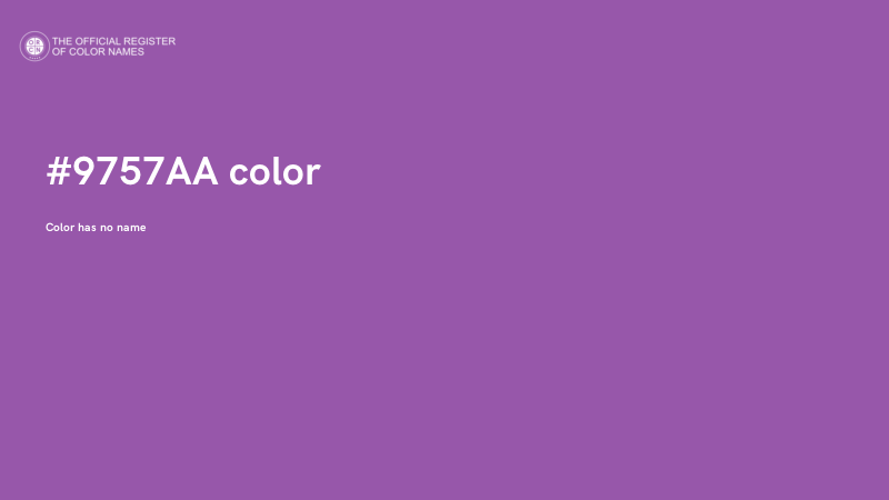 #9757AA color image